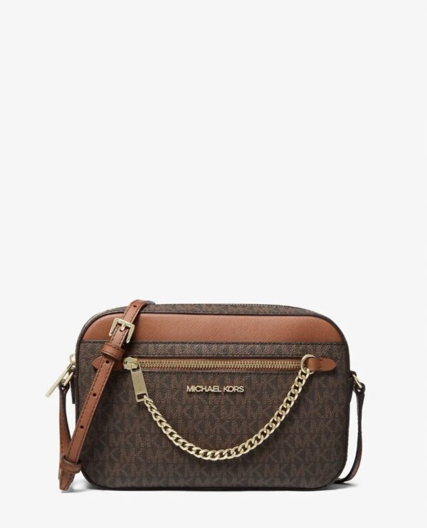 Michael Kors Jet Set Large Logo Crossbody Bag