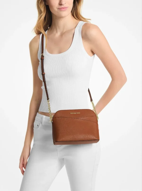 Michael Kors Jet Set Travel Medium Dome Crossbody Bag - Image 3