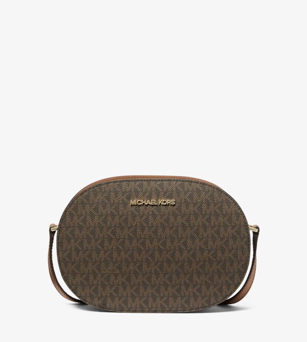 Michael Kors Jet Set Travel Medium Signature Logo Crossbody Bag