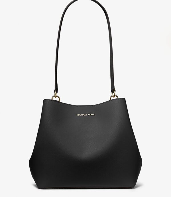 Michael Kors Pratt Bucket Medium Shoulder In Black