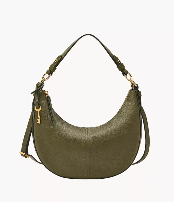 Fossil Shae Small Hobo Loden Green