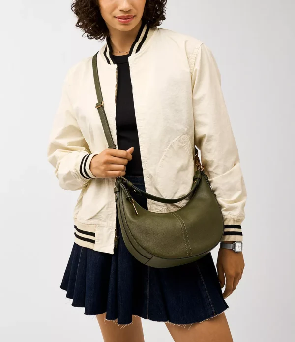 Fossil Shae Small Hobo Loden Green - Image 3