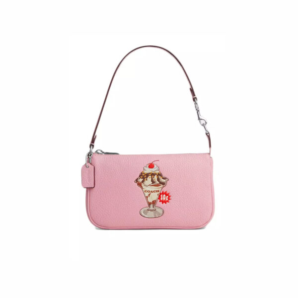 Coach CU251 Nolita 19 With Sundae Graphic IN Cherry Blossom