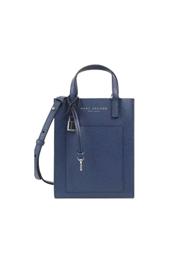 Marc Jacobs Micro Mini Grind Tote Crossbody bag In Azure Blue