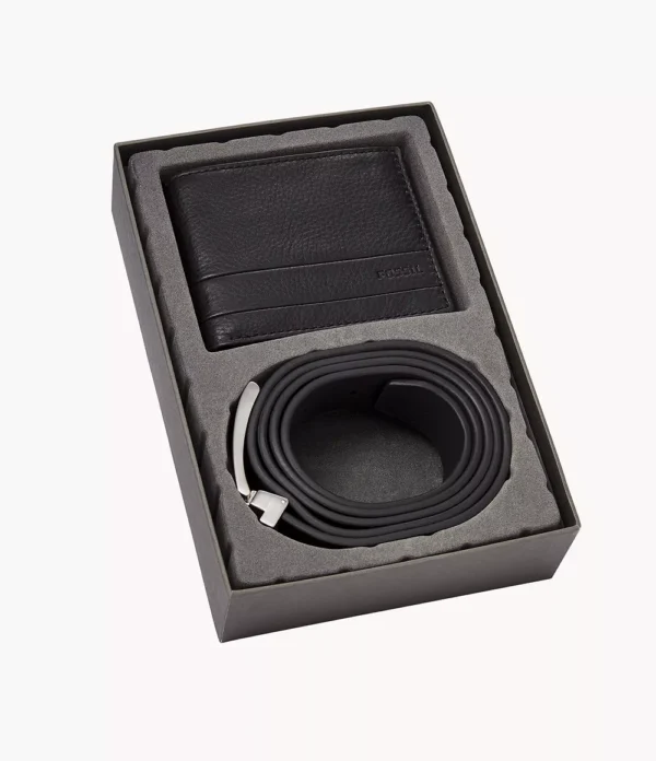 Fossil Enric Gift Set Black