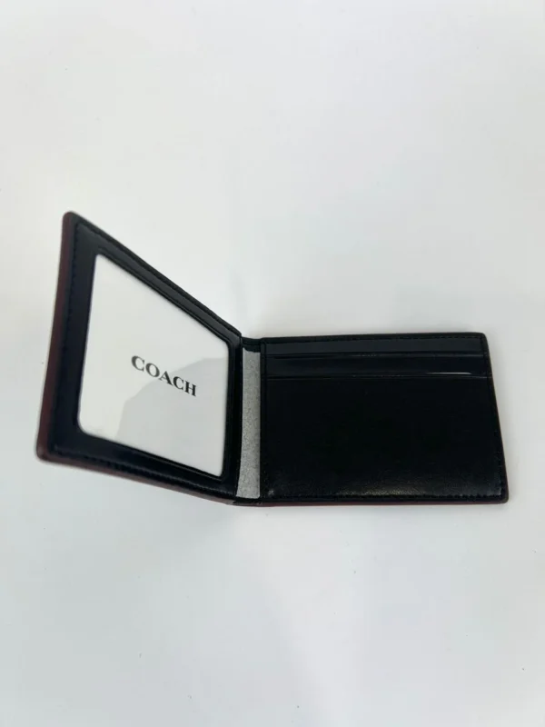 Coach F41346 Boxed 3-in-1 Wallet Gift Set In Signature Canvas Black Oxblood - Image 4