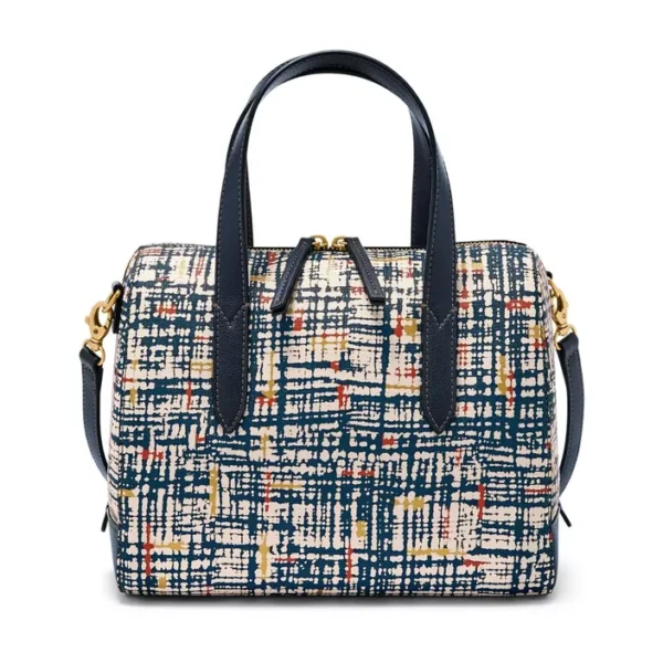 Fossil Sydney Satchel Blue Multi