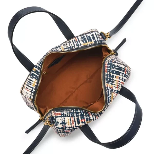 Fossil Sydney Satchel Blue Multi - Image 2