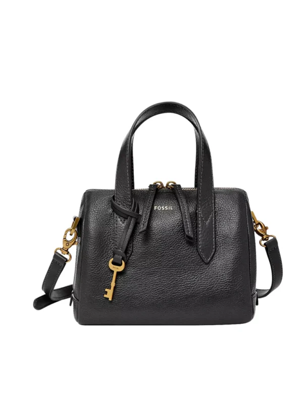 Fossil Mini Sydney Satchel In Black
