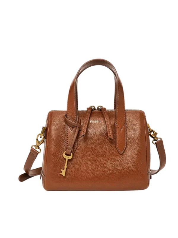 Fossil Mini Sydney Satchel In Brown