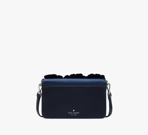 Kate Spade Madison Embroidered Floral Willow Mini Flap Crossbody In Blue Multi - Image 3