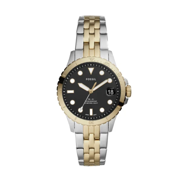 Fossil Three-Hand Date Two-Tone Stainless Steel Watch - ES4745