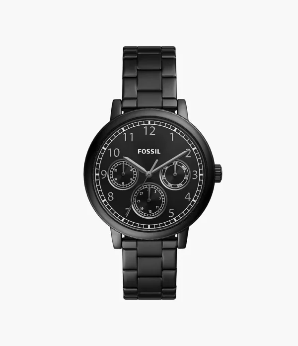 Fossil Airlift Multifunction Black Stainless Steel Watch - BQ2631