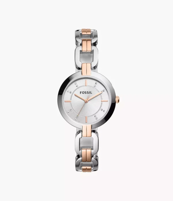 Fossil Kerrigan Three-Hand Two-Tone Stainless Steel Watch - BQ3341