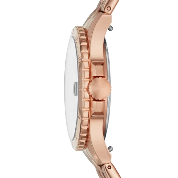 Fossil Three-Hand Date Rose Gold-Tone Stainless Steel Watch - ES4748 - Image 2