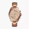 Fossil Modern Courier Chronograph Rose Gold-Tone Stainless Steel Watch -BQ3377