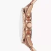 Fossil Modern Courier Chronograph Rose Gold-Tone Stainless Steel Watch -BQ3377 - Image 2