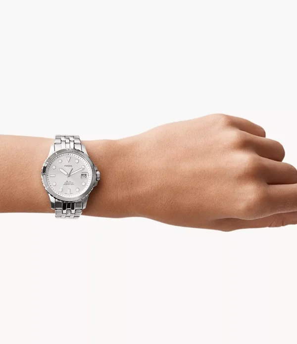 Fossil Three-Hand Date Stainless Steel Watch - ES4744 - Image 3