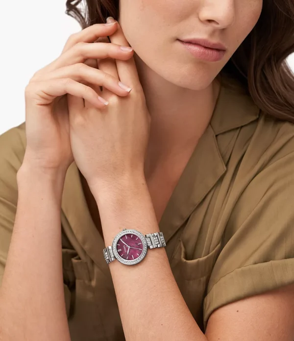 Fossil Karli Three-Hand Stainless Steel Watch - BQ3904 - Image 3