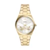 Fossil Scarlette Three-Hand Gold-Tone Stainless Steel Watch - ES5262