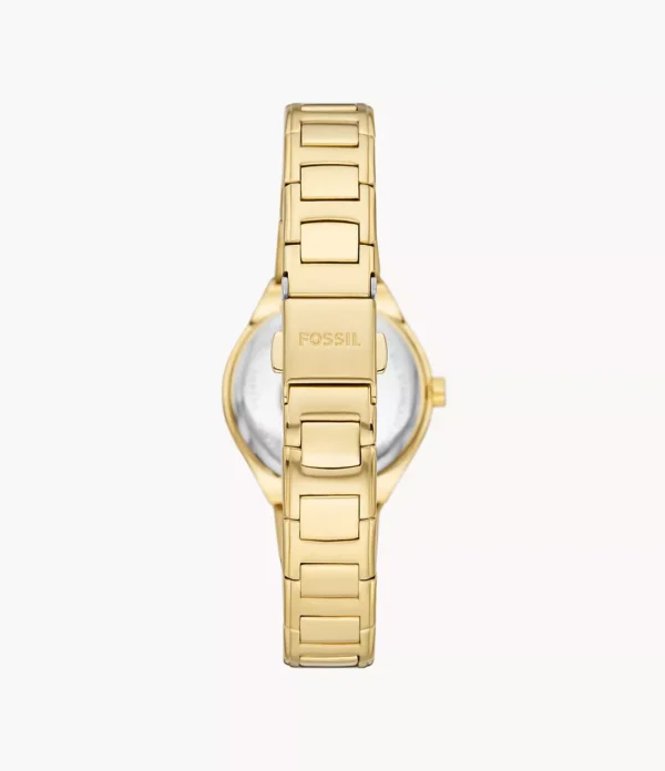 Fossil Eevie Three-Hand Date Gold-Tone Stainless Steel Watch - BQ3801 - Image 3