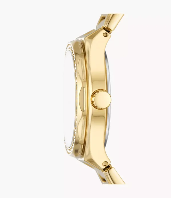 Fossil Eevie Three-Hand Date Gold-Tone Stainless Steel Watch - BQ3801 - Image 2