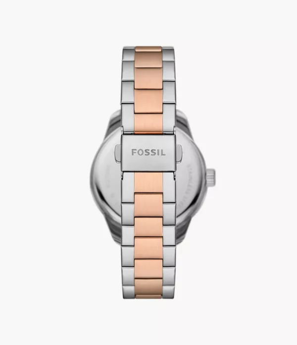 Fossil Dayle Three-Hand Two-Tone Stainless Steel Watch - BQ3887 - Image 3