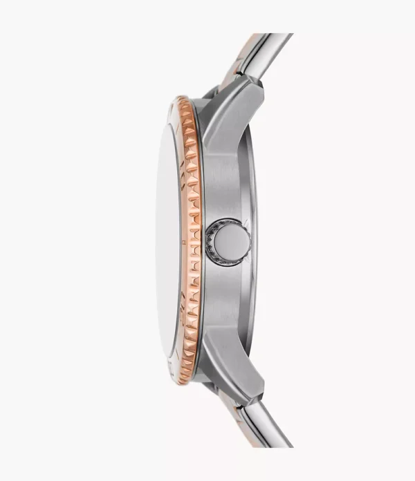 Fossil Dayle Three-Hand Two-Tone Stainless Steel Watch - BQ3887 - Image 2