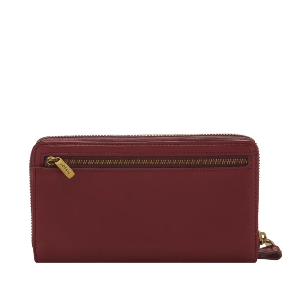 Fossil Liza Zip Around Clutch In Wine - Image 2