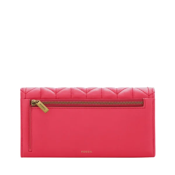 Fossil Logan RFID Flap In Cherry - Image 2