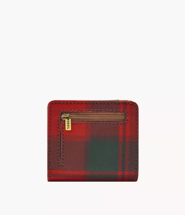 Fossil Madison Bifold In Red Plaid - Image 3