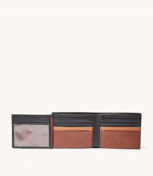 Fossil Men Easton RFID Traveler In Black Multi - Image 2