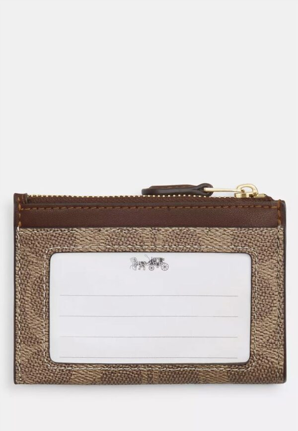 Coach Mini Skinny Id Case In Signature Canvas - Image 2