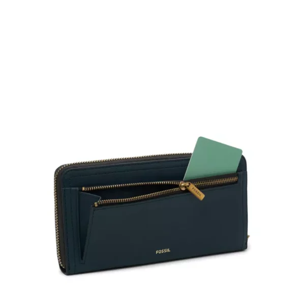 Fossil Logan RFID Zip Around Clutch Patchwork - Image 2