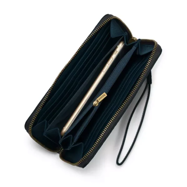 Fossil Logan RFID Zip Around Clutch Patchwork - Image 3