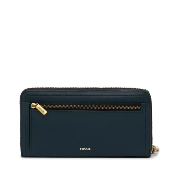 Fossil Logan RFID Zip Around Clutch Patchwork - Image 4
