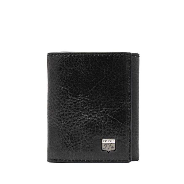 Fossil Men's Jesse Trifold Wallet In Black
