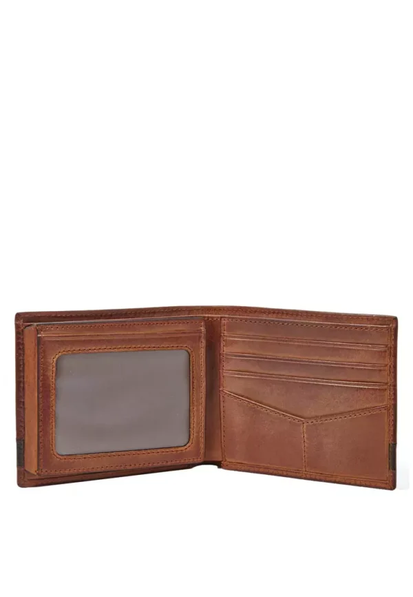 Fossil Quinn Flip ID Bifold In Brown - Image 2