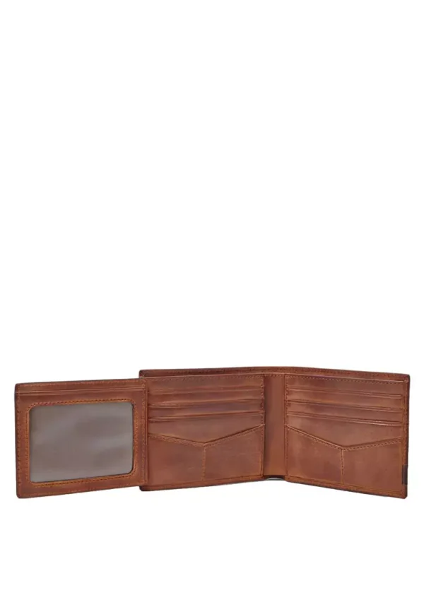 Fossil Quinn Flip ID Bifold In Brown - Image 3