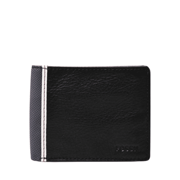 Fossil Elgin Bifold with Flip ID In Black